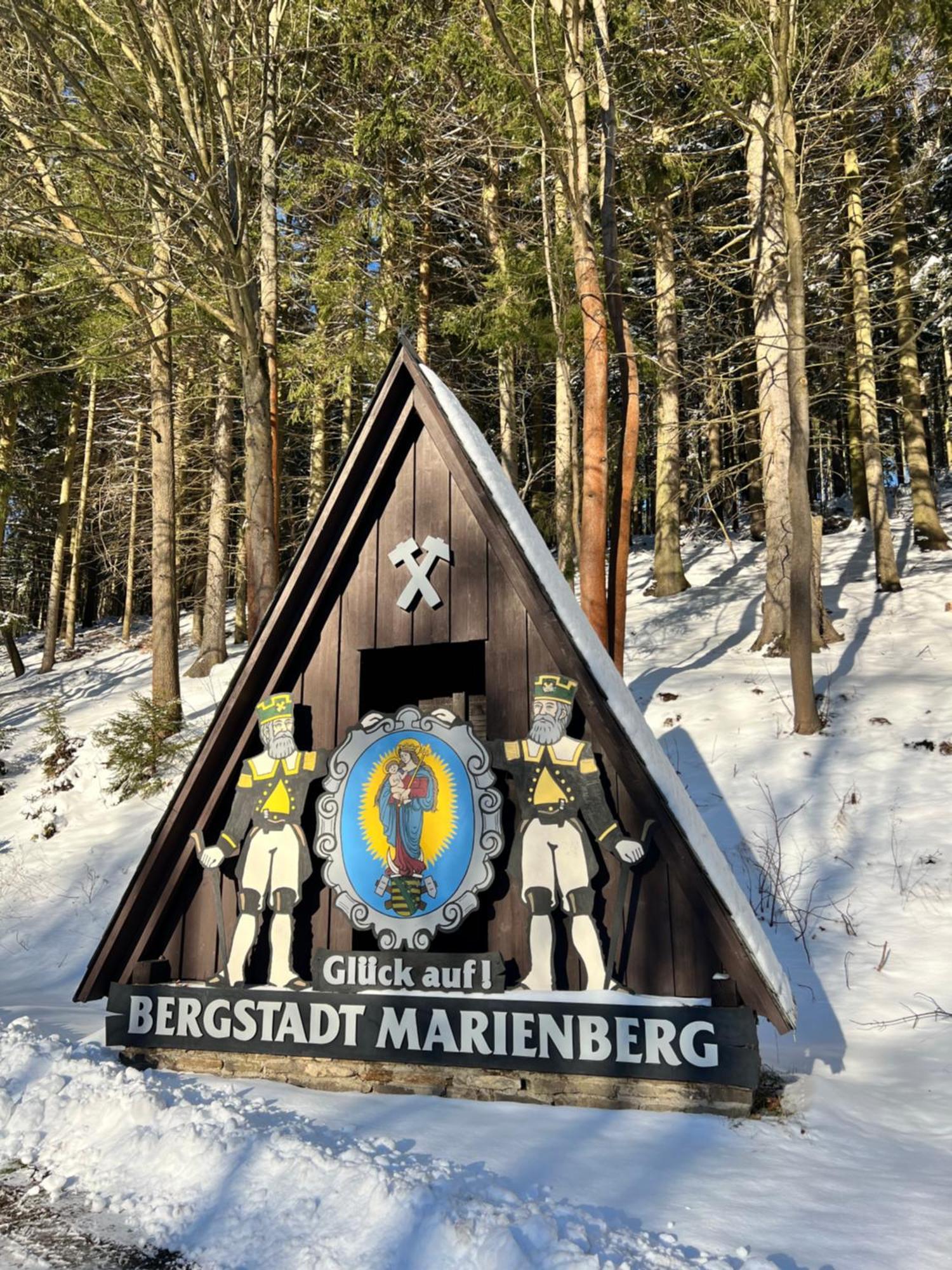 Urige Berghuette Mit Kamin Und Sauna Im Erzgebirge Nahe Schwarzwassertal Pobershau ภายนอก รูปภาพ